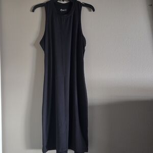 ZYIA Active Crown Black Sleeveless Dress Med